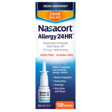 Allergy 24hr Nasal Spray / 24小时 抗过敏鼻喷雾 - crescentpharmacy.ca