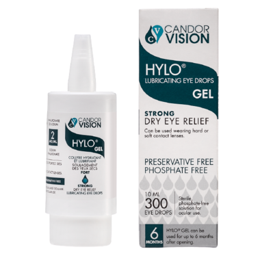 HYLO GEL Lubricating Eye Drops / HYLO 润滑凝胶眼药水 - crescentpharmacy.ca