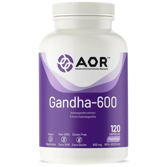 Gandha-600 / 南非醉茄 草本提取物补充剂-600 120caps - crescentpharmacy.ca