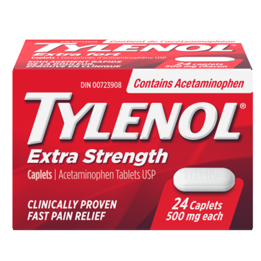 Tylenol Extra Strength Caplets / 泰诺 特效胶囊片 - crescentpharmacy.ca