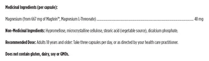 NeuMag (NeuroMag) / 神经系统镁补充剂 - crescentpharmacy.ca