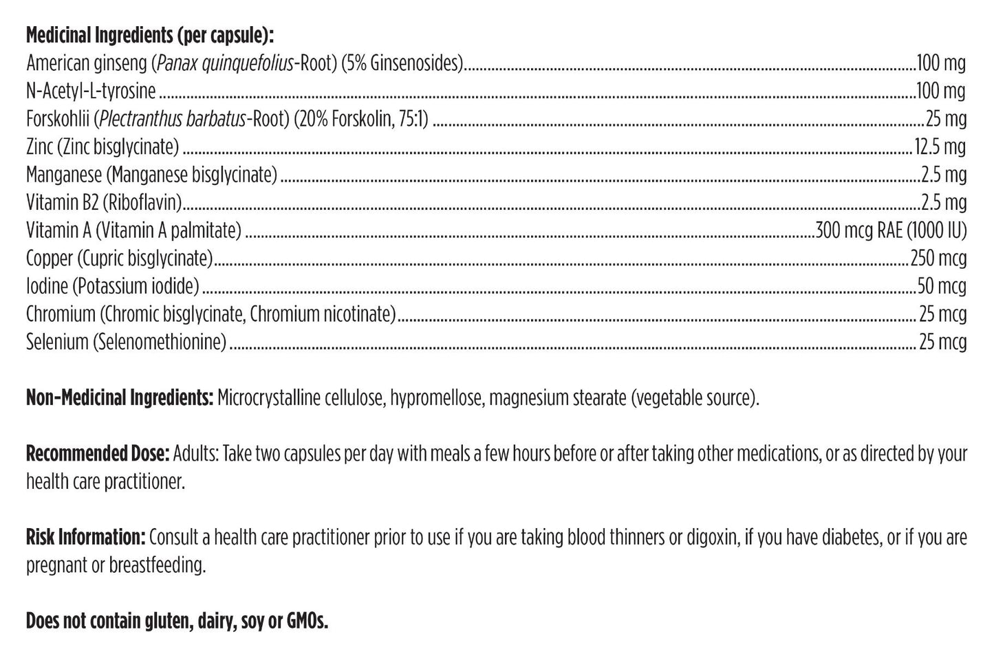 Thyroid Synergy™ / 内分泌腺协同配方补充剂